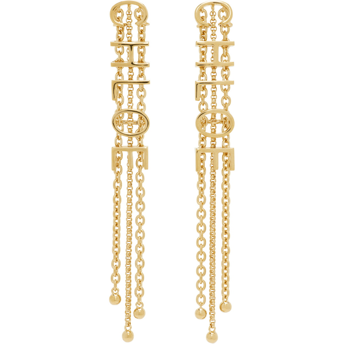 Chloé Logo Earrings