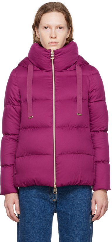 Photo: Herno Burgandy Arendelle Down Jacket