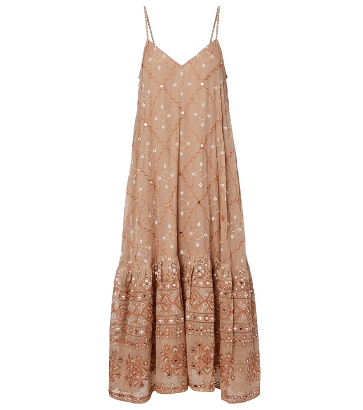 Photo: Juliet Dunn Embellished cotton midi dress