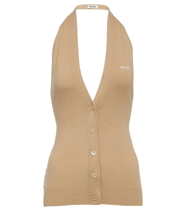 Photo: Miu Miu Knitted cashmere vest