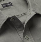 Club Monaco - Cotton-Moleskin Overshirt - Gray