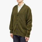 Howlin by Morrison Men's Howlin' Shaggy Bear Cardigan in Moss