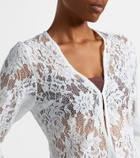 Bananhot Millie cotton-blend lace minidress