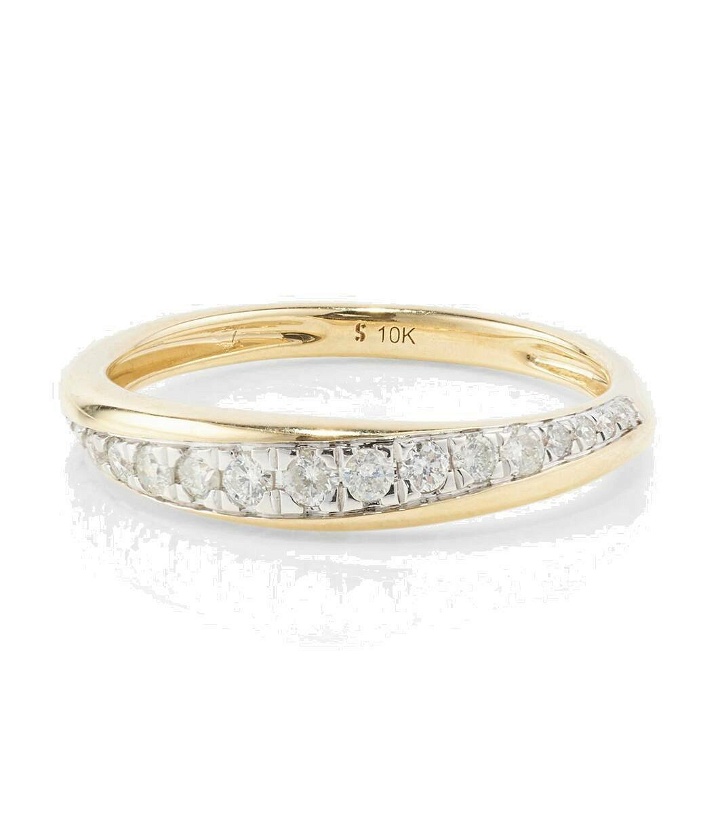 Photo: Stone and Strand 10kt yellow gold ring with diamonds