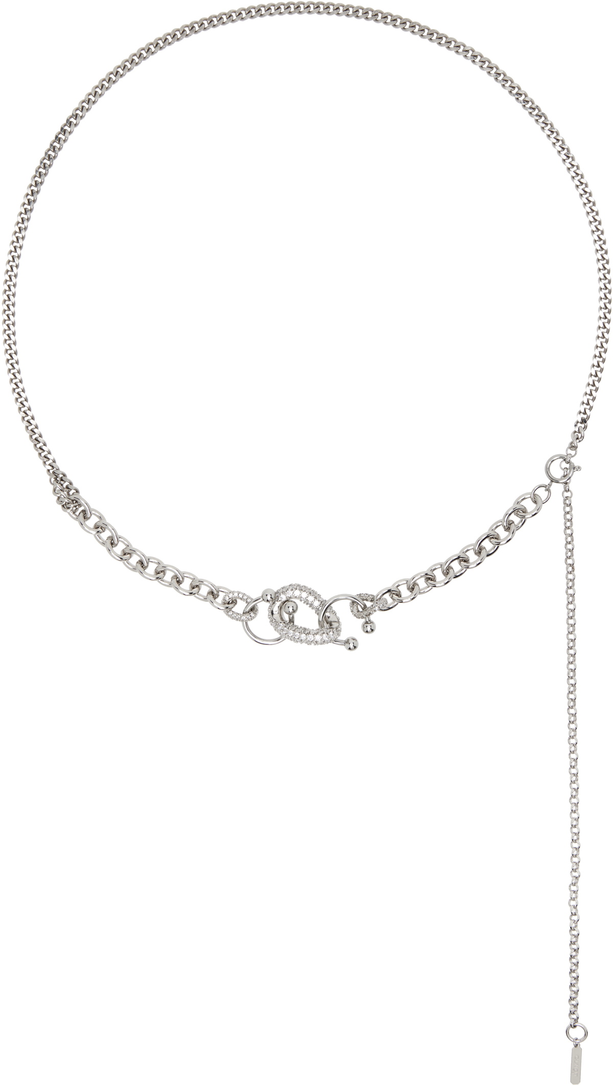 Justine Clenquet Silver Phoebe Belt