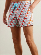 Vilebrequin - Moorise Straight-Leg Mid-Length Printed Recycled Swim Shorts - Blue