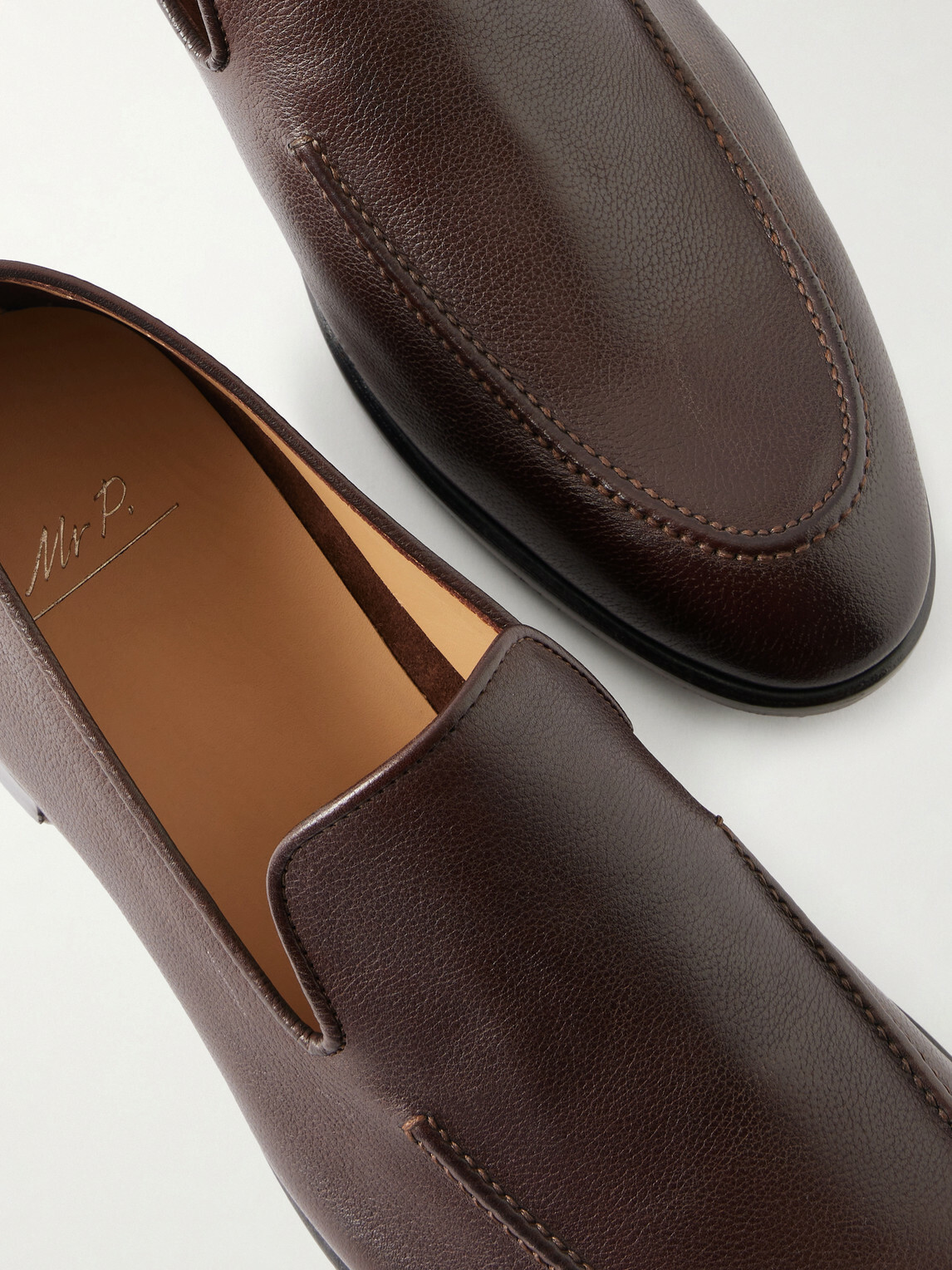 Mr P. - Venetian Leather Loafers - Brown