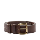 Nigel Cabourn Men's 40MM Double Keeper Belt in Brown