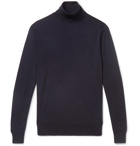 Aspesi - Merino Wool Rollneck Sweater - Blue