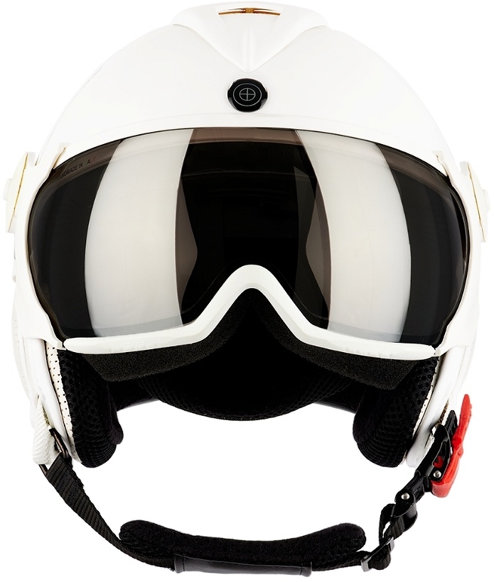 Photo: Bomber Ski White Basquiat Evil Thoughts HMR Snow Helmet