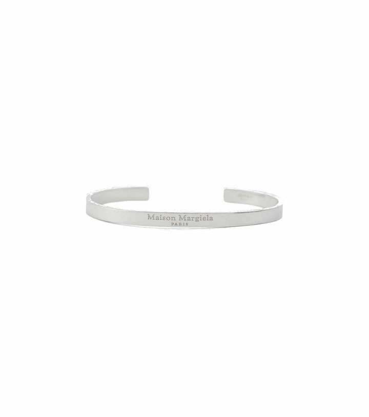 Photo: Maison Margiela - Logo sterling silver cuff bracelet