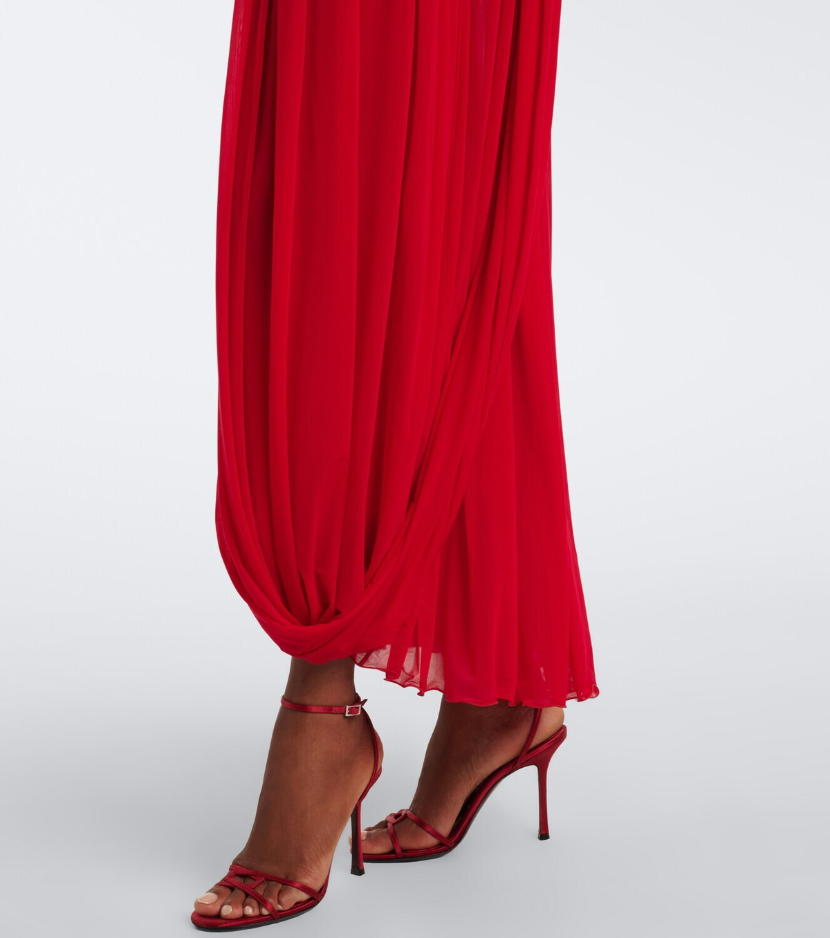 Fforme Kahlo draped jersey maxi dress