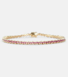 Suzanne Kalan - 18kt yellow gold bracelet with sapphires