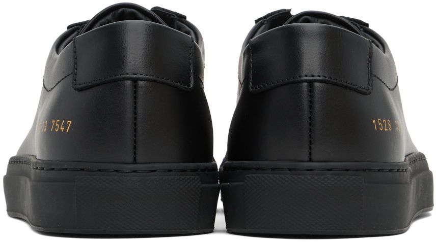 Common Projects Black Original Achilles Low Sneakers