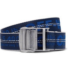 Off-White - 3.5cm Blue Industrial Canvas Belt - Men - Blue