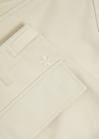 Vowels Zip off Wool-blend Cargo Trousers Off White