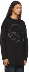 Kenzo Reversible Black 'KENZO Tribute' Crewneck