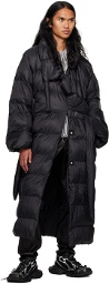 Ottolinger Black Laced Puffer Coat
