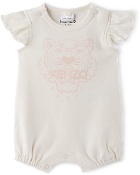 Kenzo Baby Off-White Tiger Jumpsuit