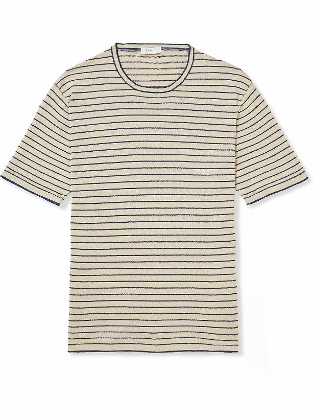 Photo: Boglioli - Striped Linen T-Shirt - Neutrals