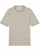 Boglioli - Striped Linen T-Shirt - Neutrals