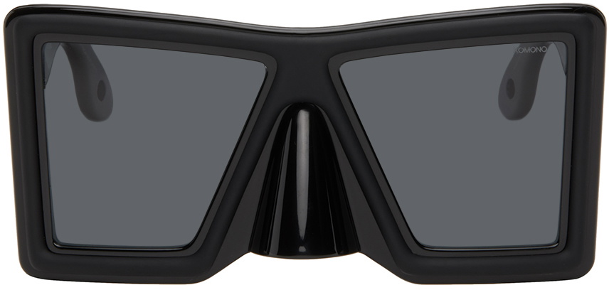 Walter Van Beirendonck Black KOMONO Edition Alien Sunglasses