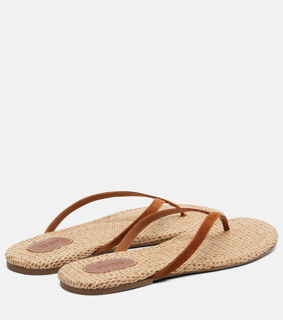Staud Freja suede thong sandals
