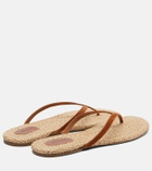 Staud Freja suede thong sandals