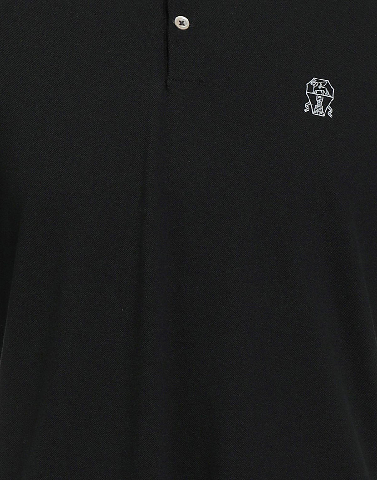 Brunello Cucinelli Mens Polo shirt in Black