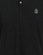 Brunello Cucinelli Mens Polo shirt in Black