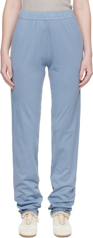 Photo: Rier Blue Jersey Cotton Trousers