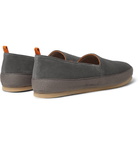 Mulo - Suede Espadrilles - Gray