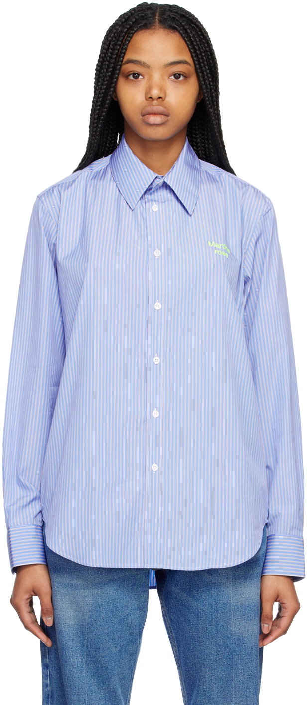 Martine Rose Blue Classic Shirt Martine Rose