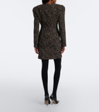 Magda Butrym Bouclé wool-blend blazer dress