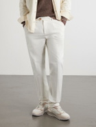 Brunello Cucinelli - Leather and Suede Sneakers - Neutrals