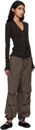 Cecilie Bahnsen Brown Bessie Cardigan