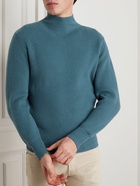 TOM FORD - Ribbed Cashmere Rollneck Sweater - Green