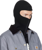 Carhartt Work In Progress Black Zip Mask Balaclava