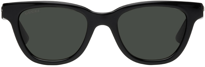 Photo: Gucci Black Square Sunglasses