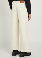 Studio Nicholson Paolo Wide Balloon-leg Jeans White
