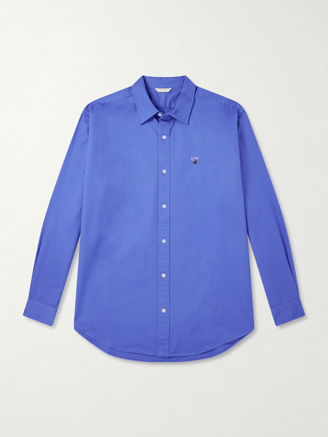 Aimé Leon Dore - Logo-Embroidered Cotton Shirt - Blue
