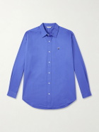 Aimé Leon Dore - Logo-Embroidered Cotton Shirt - Blue