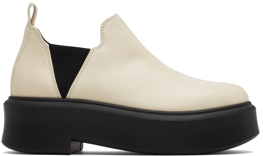 The Row Off White Robin Ankle Boots The Row