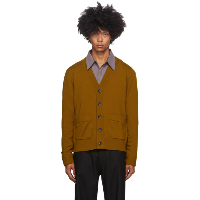 Photo: Dries Van Noten Yellow Merino Cardigan