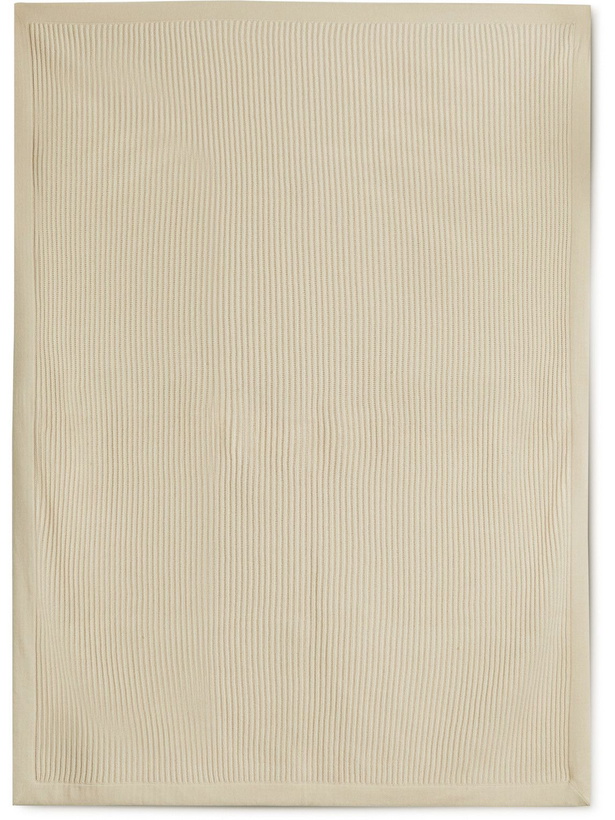 Photo: Brunello Cucinelli - Ribbed Cashmere Blanket