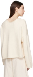 Lauren Manoogian Off-White Roving Sweater