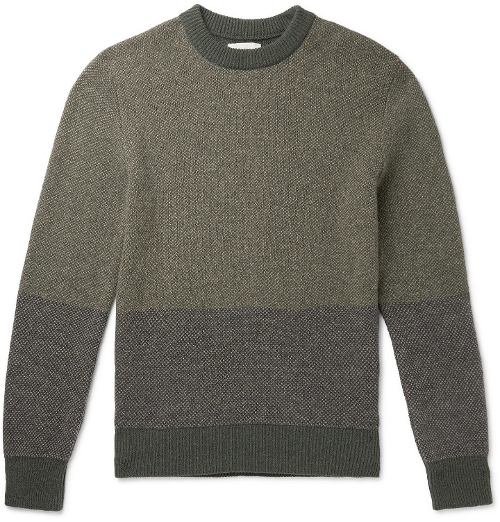Photo: OLIVER SPENCER - Blenheim Striped Mélange Wool Sweater - Multi