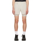 Satisfy Gray HeatCrush 8 Desert Shorts