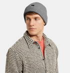 Paul Smith - Ribbed Cashmere and Wool-Blend Beanie - Gray