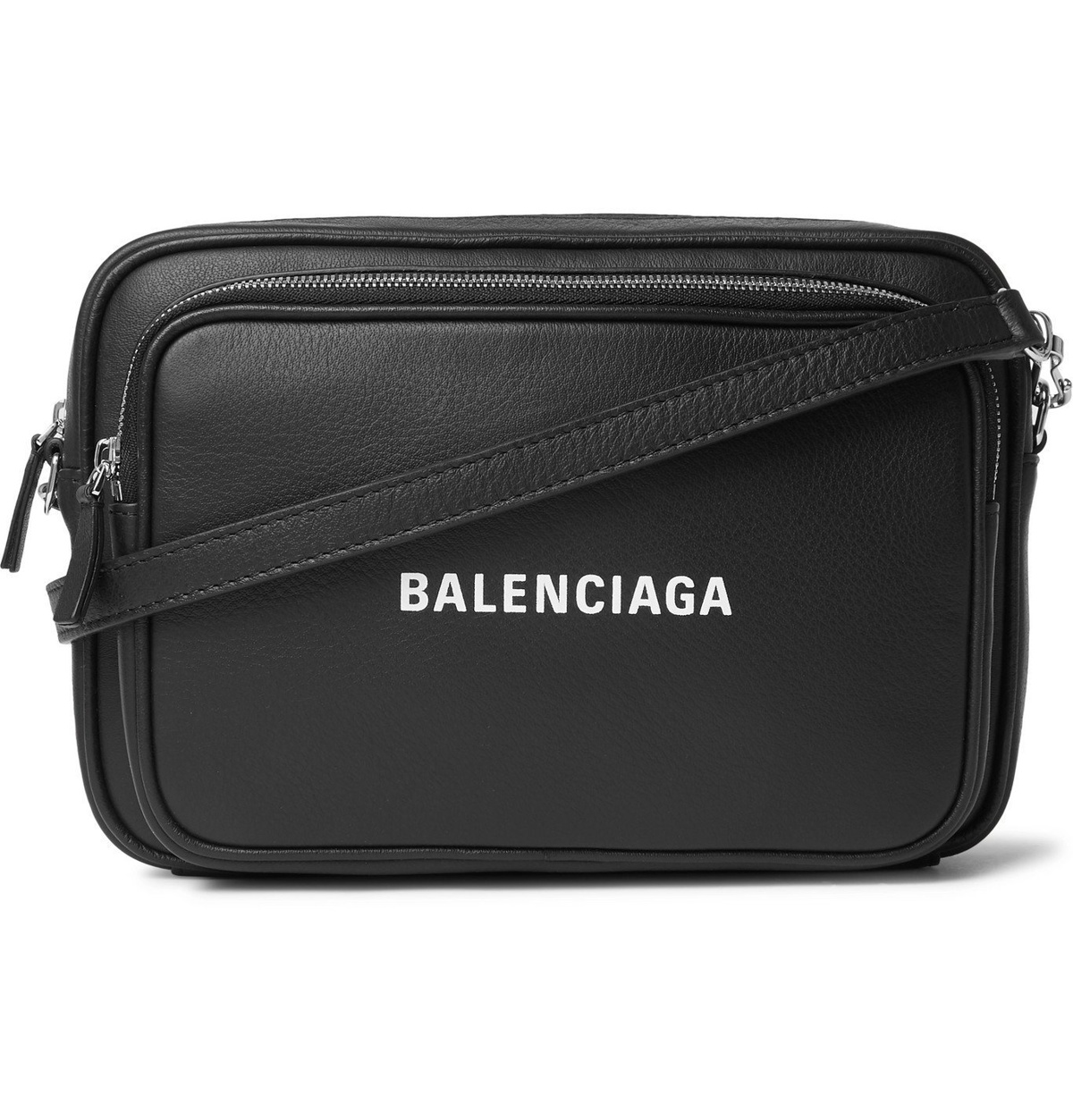 Balenciaga - Leather Messenger Bag - Black